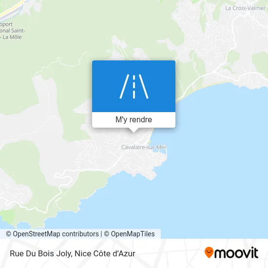 Rue Du Bois Joly plan