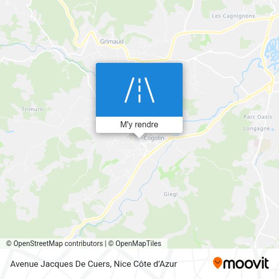 Avenue Jacques De Cuers plan