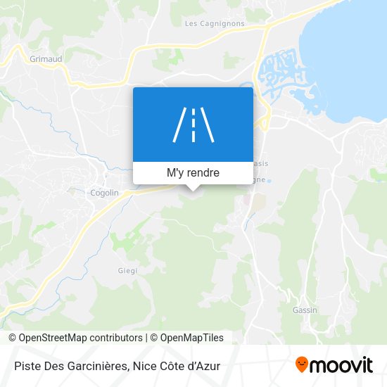 Piste Des Garcinières plan