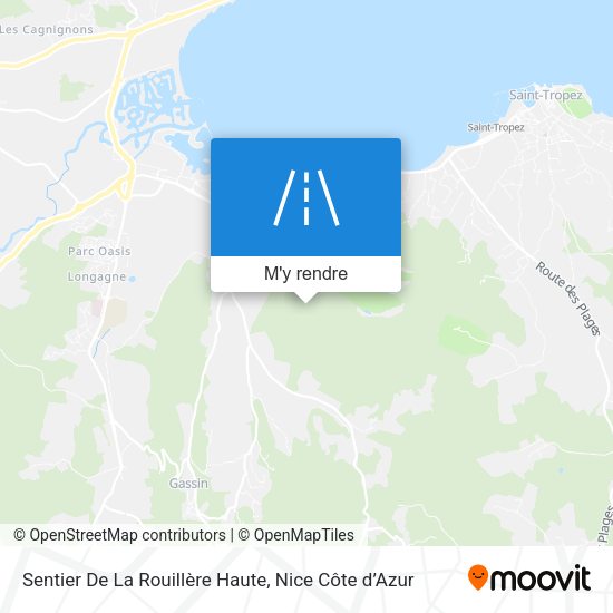 Sentier De La Rouillère Haute plan