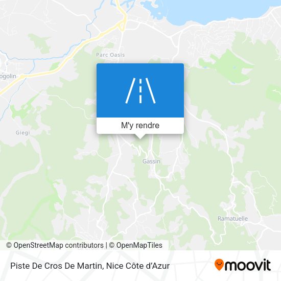 Piste De Cros De Martin plan