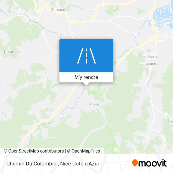 Chemin Du Colombier plan