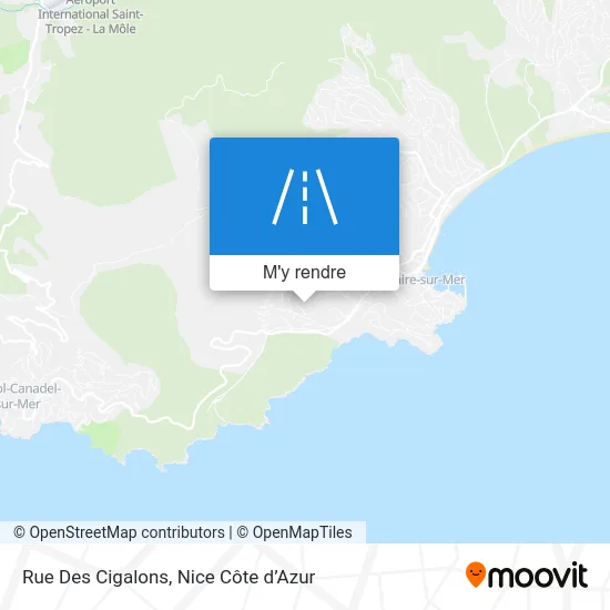 Rue Des Cigalons plan