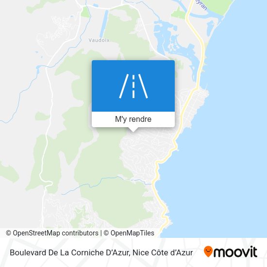 Boulevard De La Corniche D’Azur plan