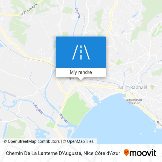 Chemin De La Lanterne D'Auguste plan