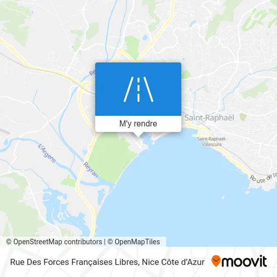 Rue Des Forces Françaises Libres plan