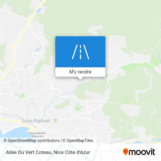 Allée Du Vert Coteau plan