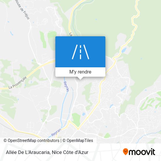 Allée De L'Araucaria plan