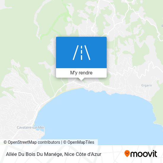 Allée Du Bois Du Manége plan