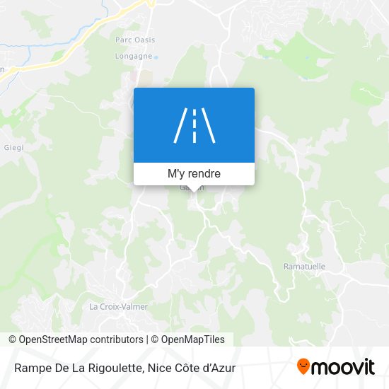 Rampe De La Rigoulette plan
