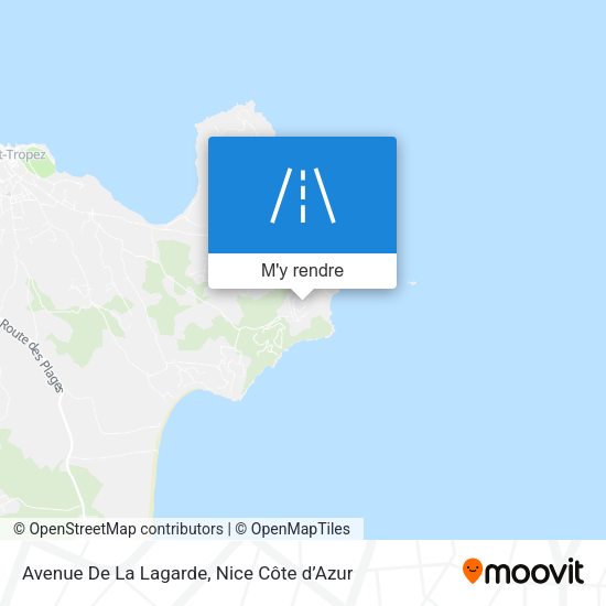 Avenue De La Lagarde plan