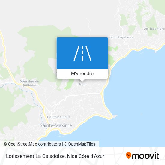 Lotissement La Caladoise plan