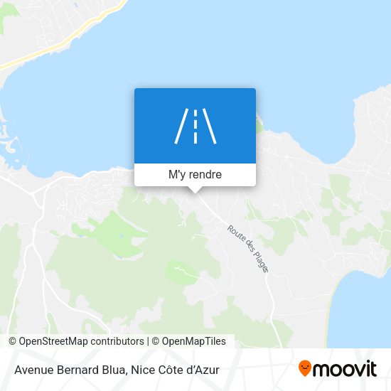 Avenue Bernard Blua plan