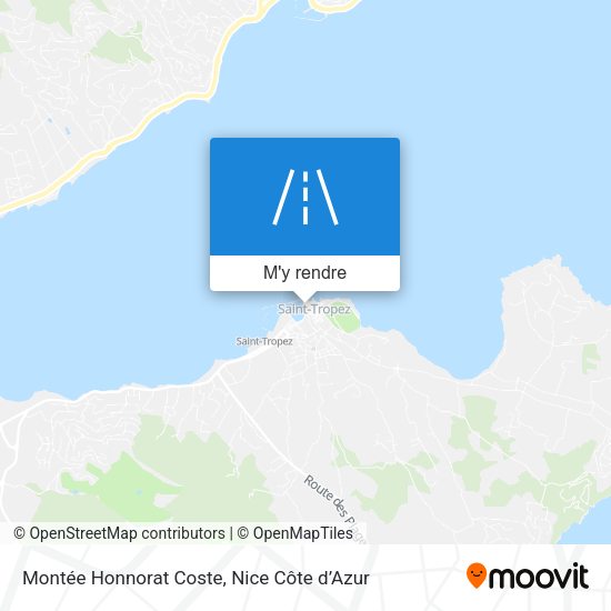 Montée Honnorat Coste plan