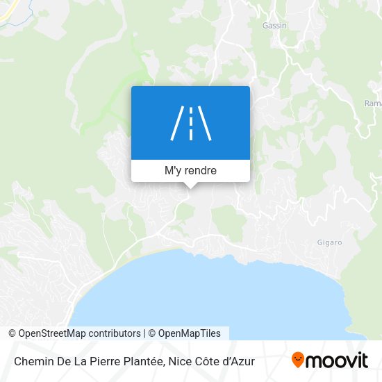 Chemin De La Pierre Plantée plan
