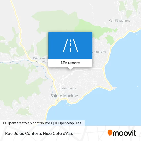 Rue Jules Conforti plan