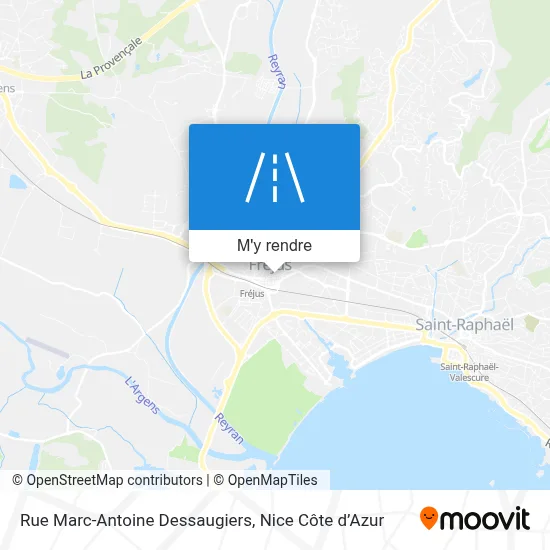 Rue Marc-Antoine Dessaugiers plan