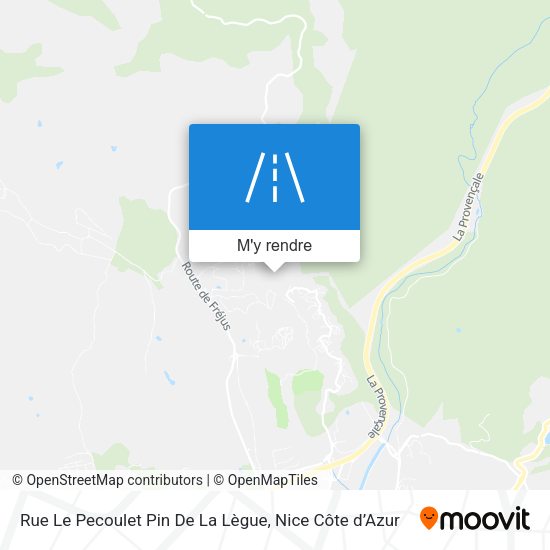 Rue Le Pecoulet Pin De La Lègue plan