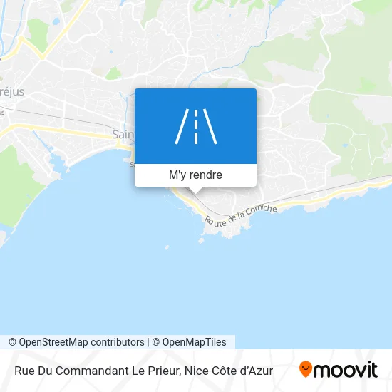 Rue Du Commandant Le Prieur plan