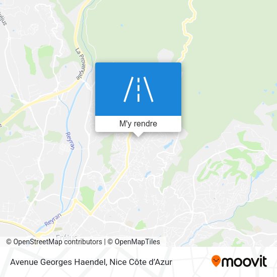 Avenue Georges Haendel plan