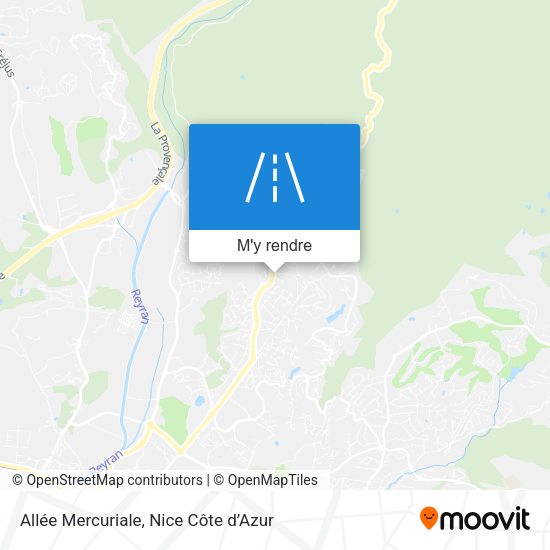 Allée Mercuriale plan