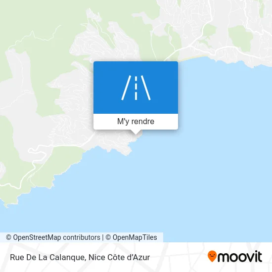 Rue De La Calanque plan
