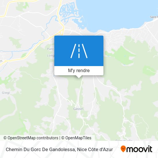 Chemin Du Gorc De Gandolessa plan