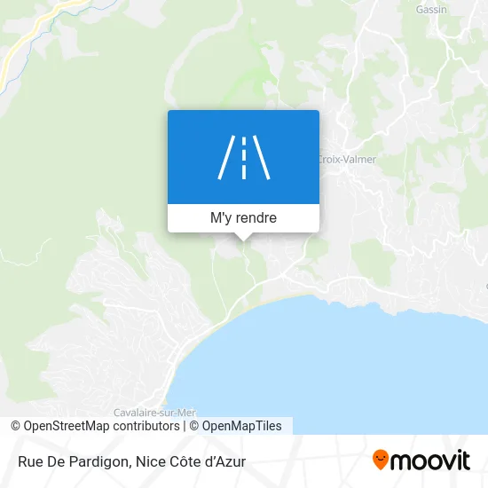 Rue De Pardigon plan