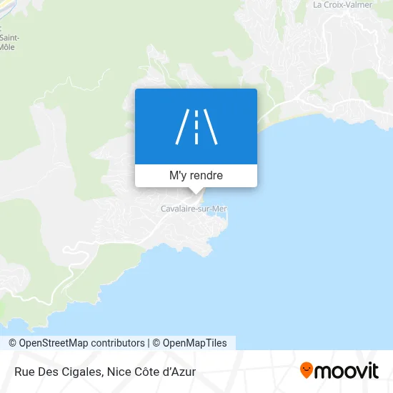 Rue Des Cigales plan