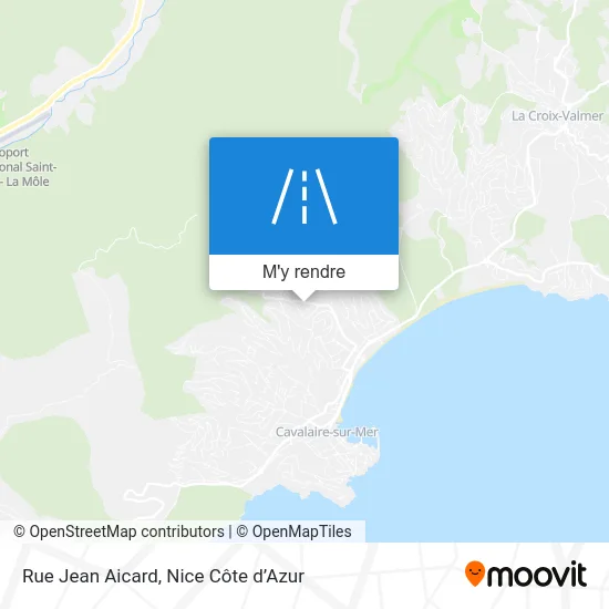 Rue Jean Aicard plan