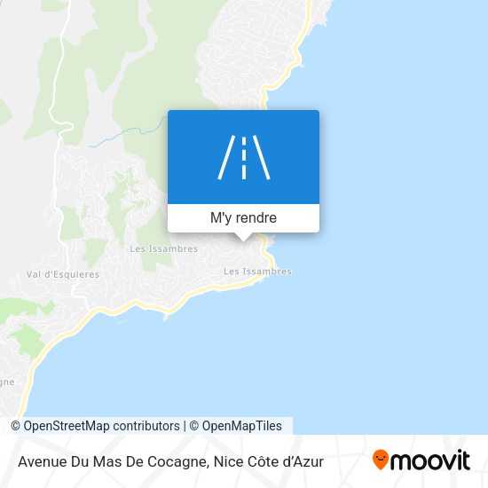 Avenue Du Mas De Cocagne plan