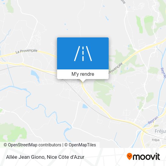 Allée Jean Giono plan