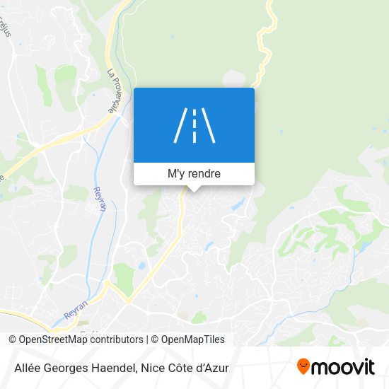 Allée Georges Haendel plan