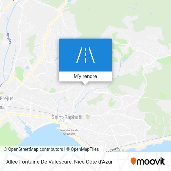 Allée Fontaine De Valescure plan