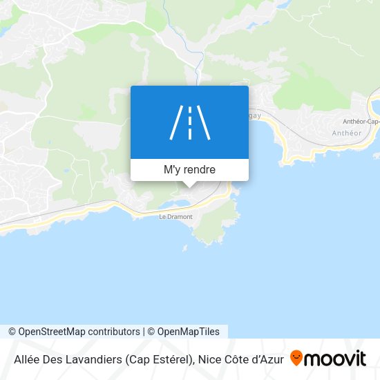 Allée Des Lavandiers (Cap Estérel) plan