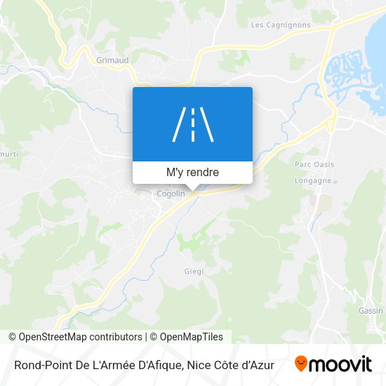 Rond-Point De L'Armée D'Afique plan