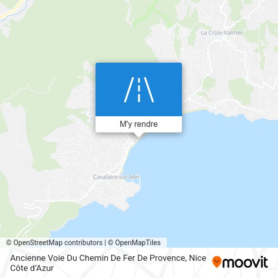 Ancienne Voie Du Chemin De Fer De Provence plan