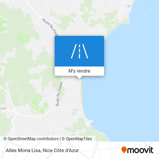 Allée Mona Lisa plan