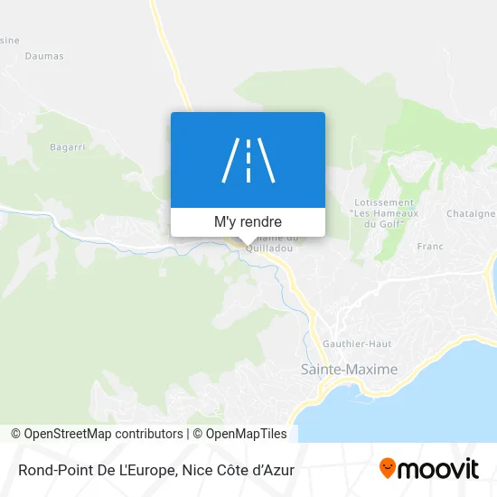 Rond-Point De L'Europe plan