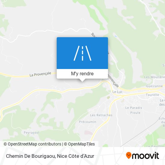 Chemin De Bourigaou plan
