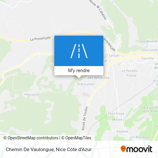 Chemin De Vaulongue plan