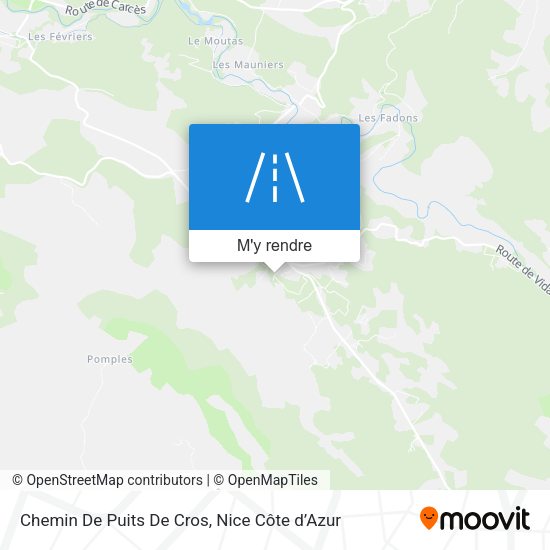Chemin De Puits De Cros plan