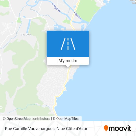 Rue Camille Vauvenargues plan