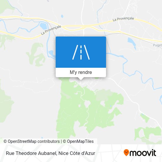 Rue Theodore Aubanel plan