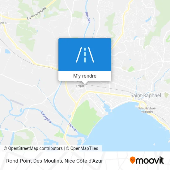 Rond-Point Des Moulins plan