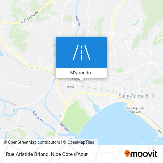 Rue Aristide Briand plan