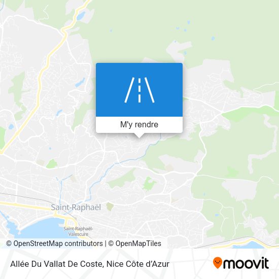 Allée Du Vallat De Coste plan