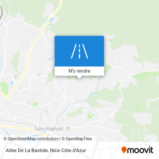 Allée De La Bastide plan