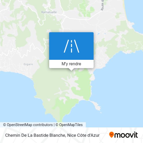 Chemin De La Bastide Blanche plan