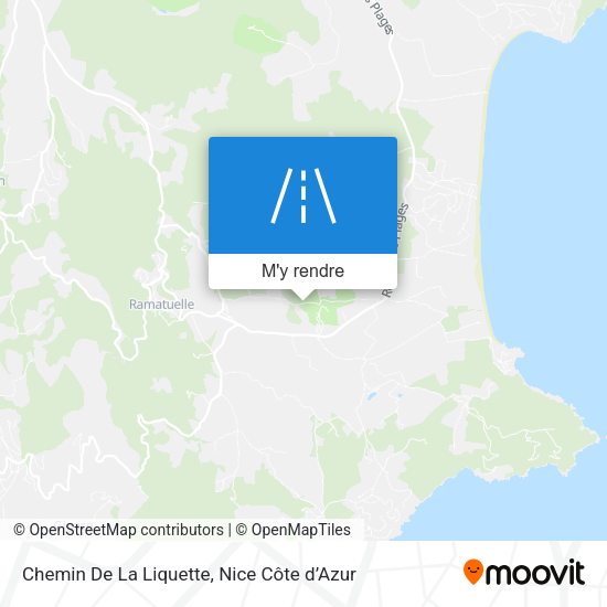 Chemin De La Liquette plan
